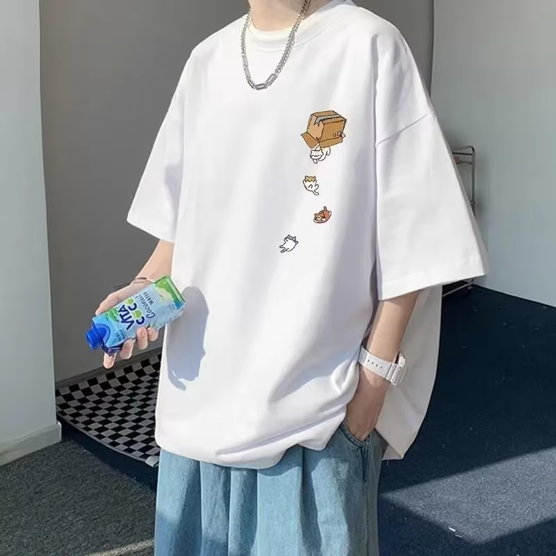 Vintage Fashion Outfits Men - M-4XL Men Oversized Korean Fashion Loose