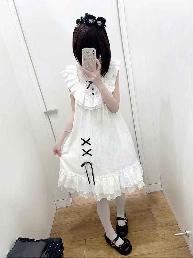 Kawaii Lace Dress Women Fashio - Vintage Fashion In 2025 recension och pris