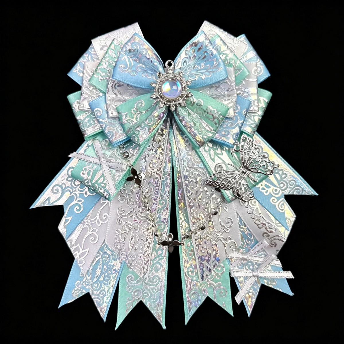 Vintage Laser Ribbon Bow Brooc - Vintage Fashion Exhibition recension och pris