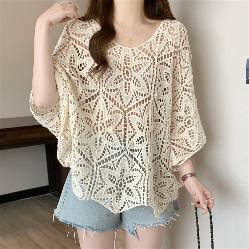 Crochet Lace Top Women Sheer O - Crochet Top Boho recension och pris