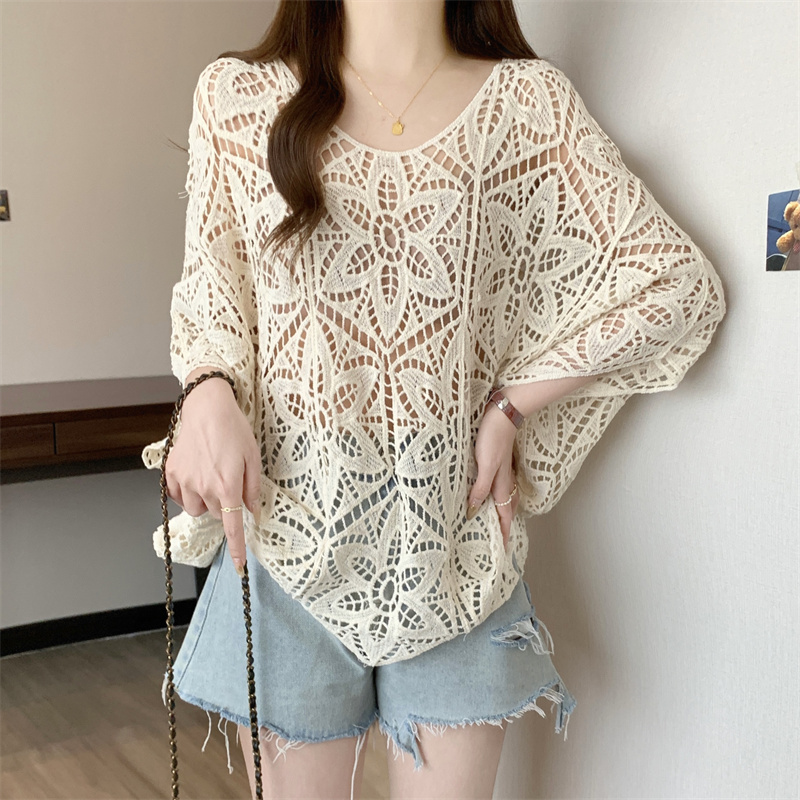 Crochet Lace Top Women Sheer O - Crochet Top Boho recension och pris