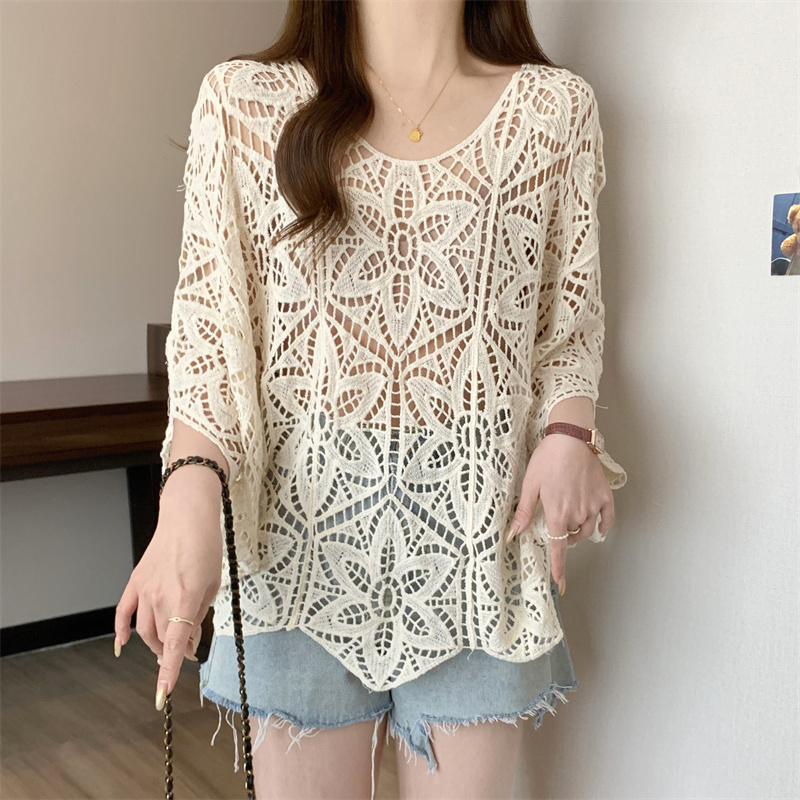 Crochet Lace Top Women Sheer O - Crochet Top Boho recension och pris