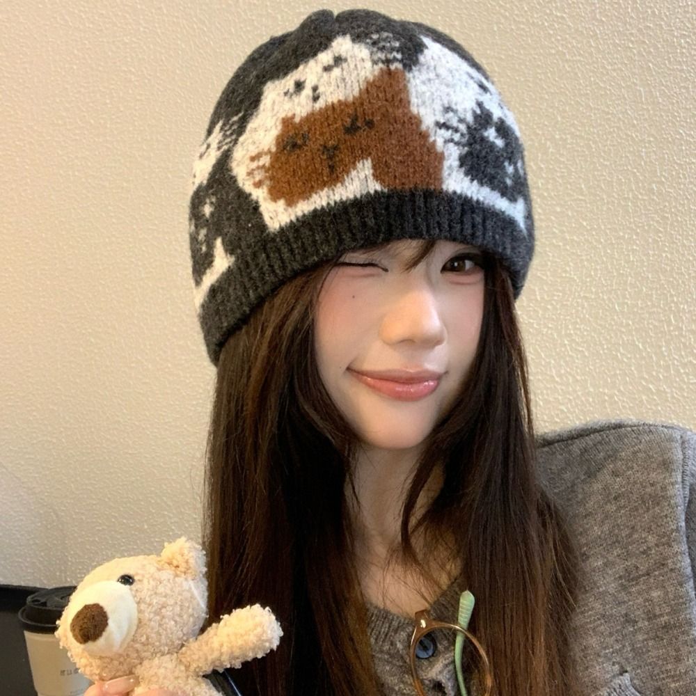 Fashion Warm Jacquard Cat Knit - Vintage Fashion Faire recension och pris