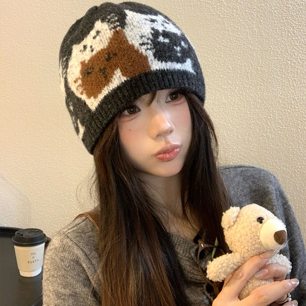 Fashion Warm Jacquard Cat Knit - Vintage Fashion Faire recension och pris