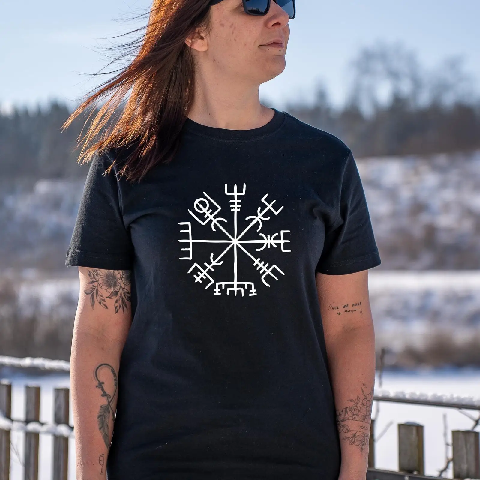 Vegvísir Nordic Rune Compass V - Vintage Fashion Faire recension och pris