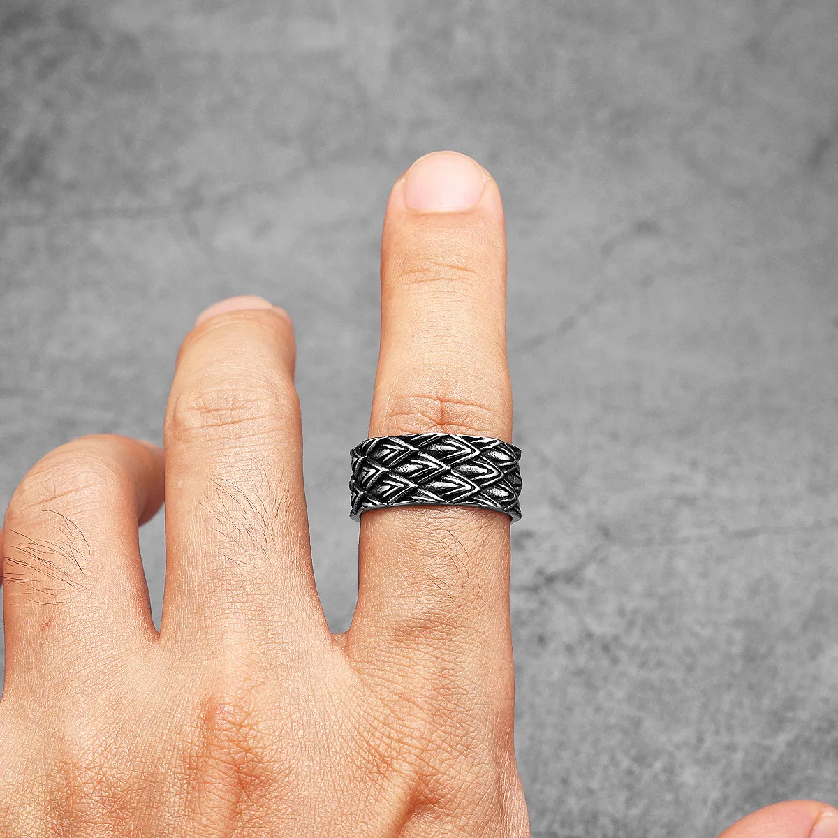 Unique Eagle Feather Men Rings - Vintage Fashion Newtown recension och pris