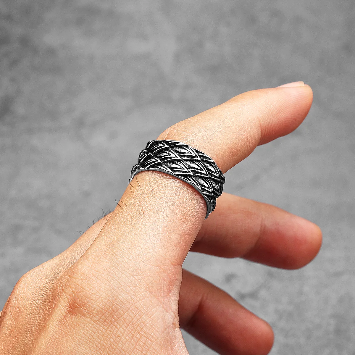 Unique Eagle Feather Men Rings - Vintage Fashion Newtown recension och pris