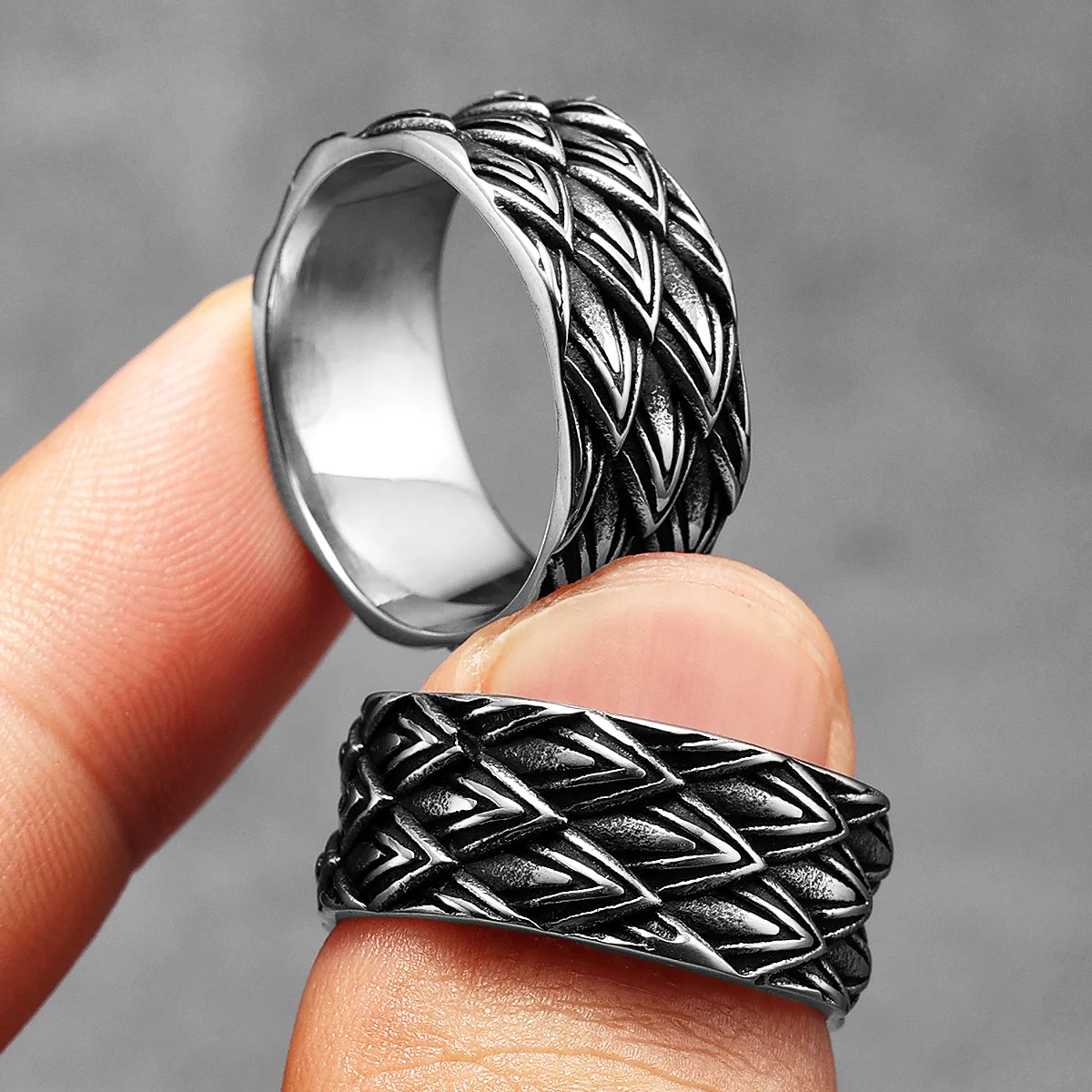 Unique Eagle Feather Men Rings - Vintage Fashion Newtown recension och pris