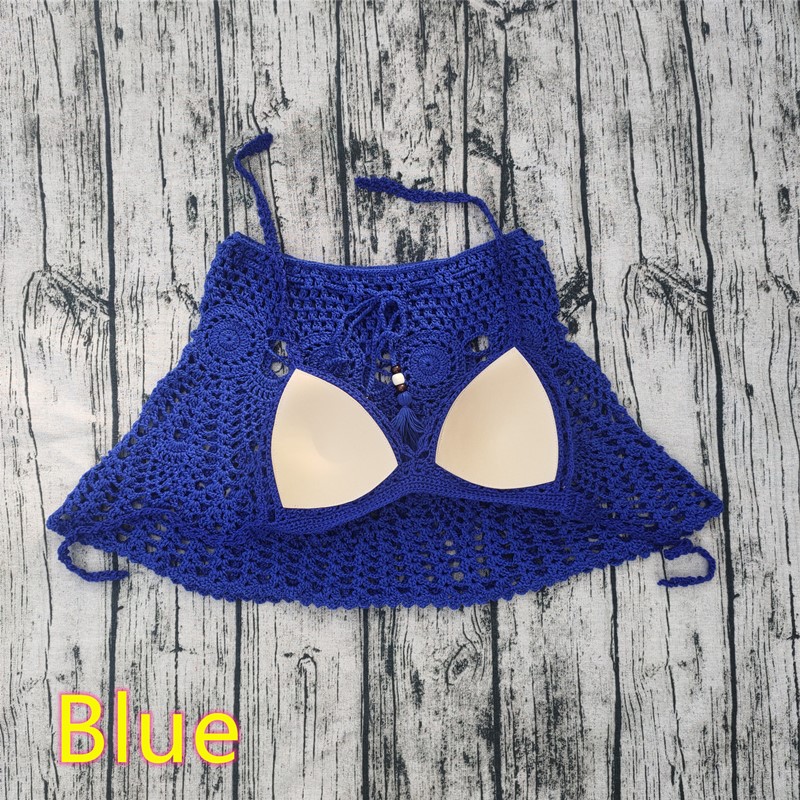 Hand Crochet Sexy Beach Women  - Crochet Top Boho recension och pris