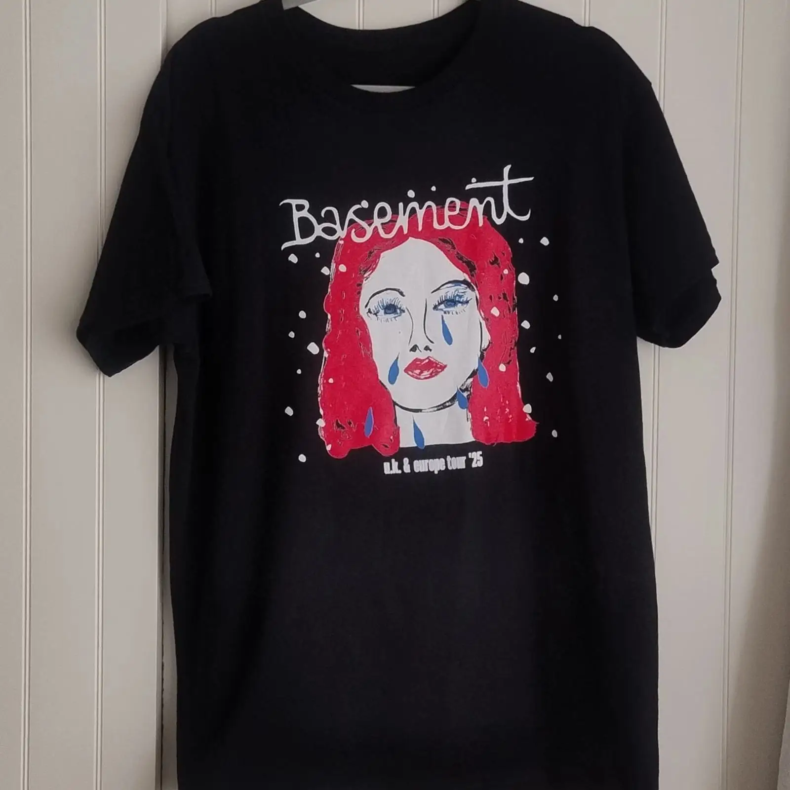 Basement UK Europe Tour T Shir - Vintage Fashion Uk recension och pris