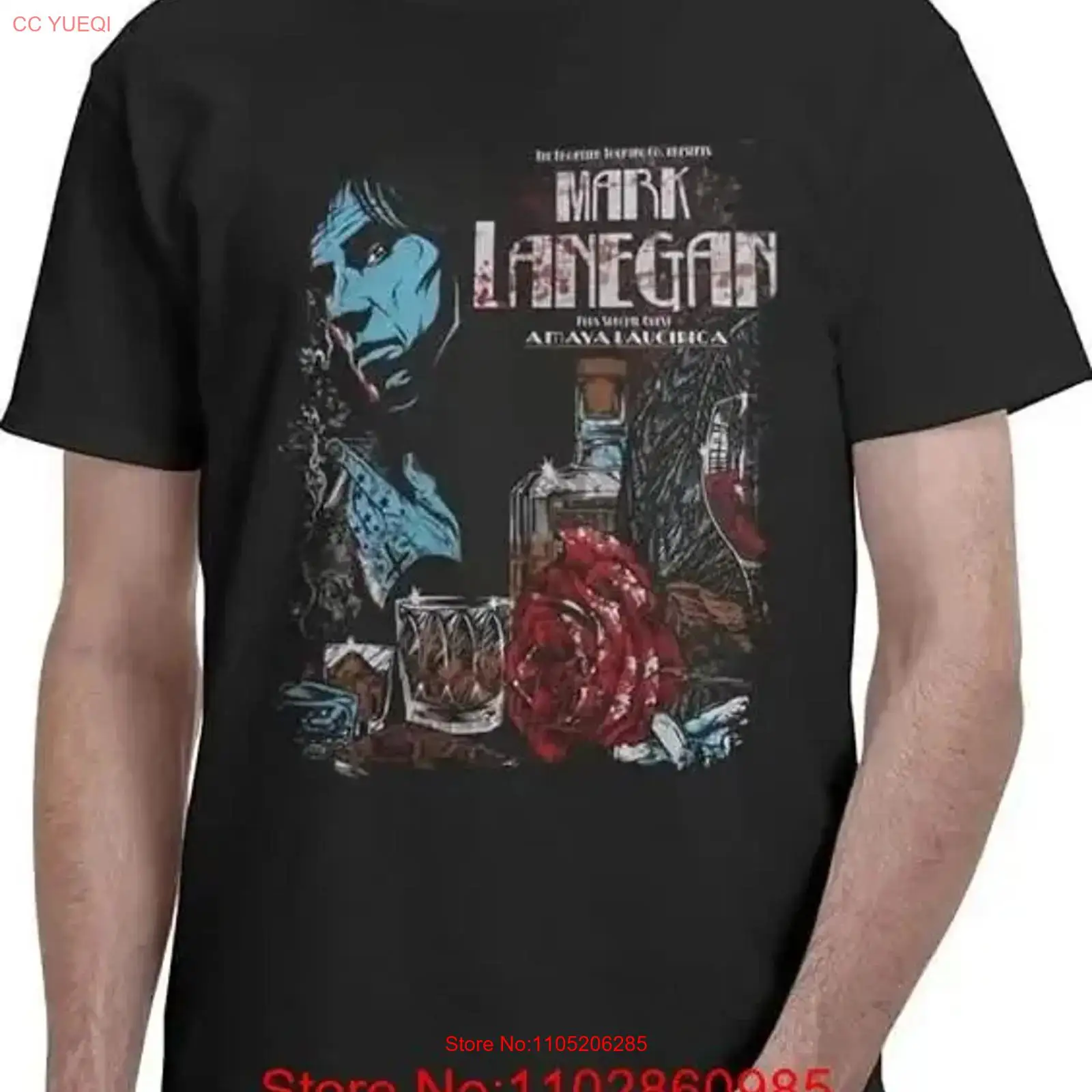 Mark Lanegan T Shirt Heavy Cot - Vintage Fashion Knitwear recension och pris