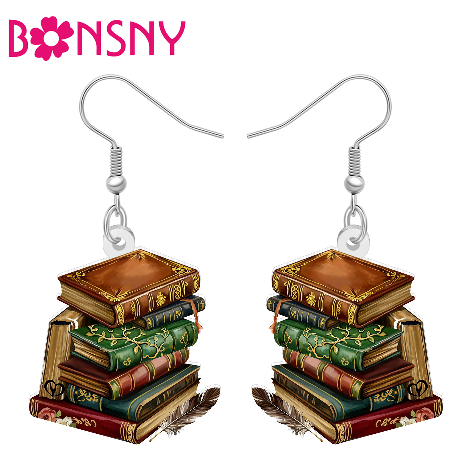 BONSNY Acrylic Classical Books - Vintage Fashion Books recension och pris
