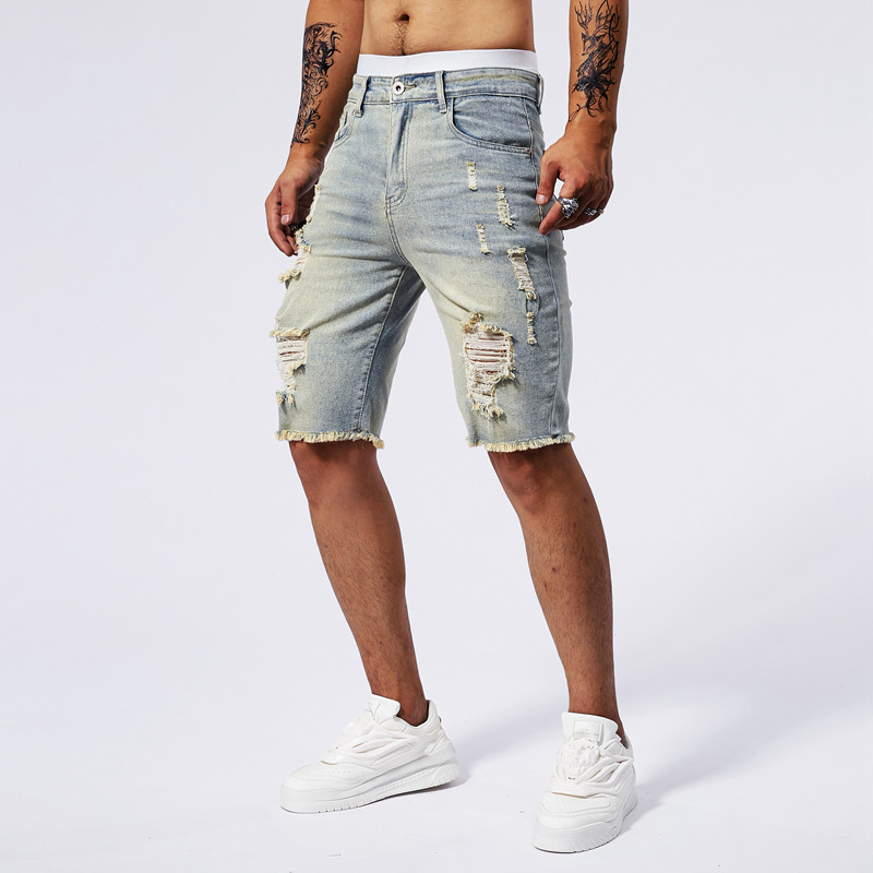 2025 Summer New Men's Ripped D - Vintage Fashion In 2025 recension och pris
