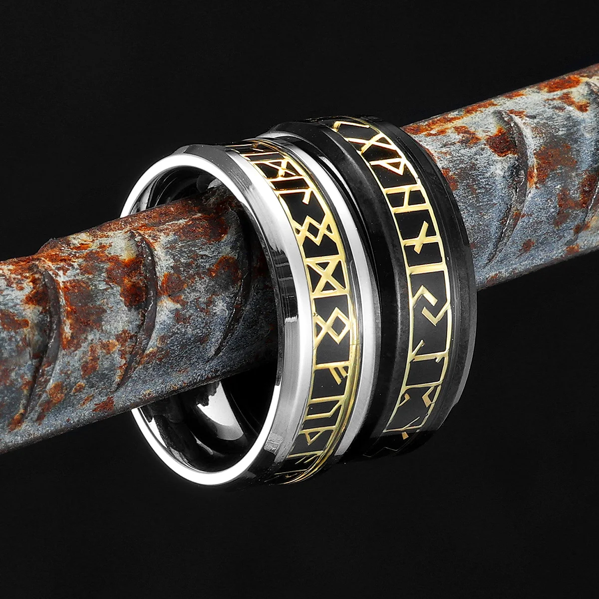 Viking Elder Futhark Rune Band - Vintage Fashion Newtown recension och pris