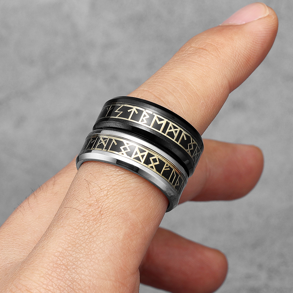 Viking Elder Futhark Rune Band - Vintage Fashion Newtown recension och pris