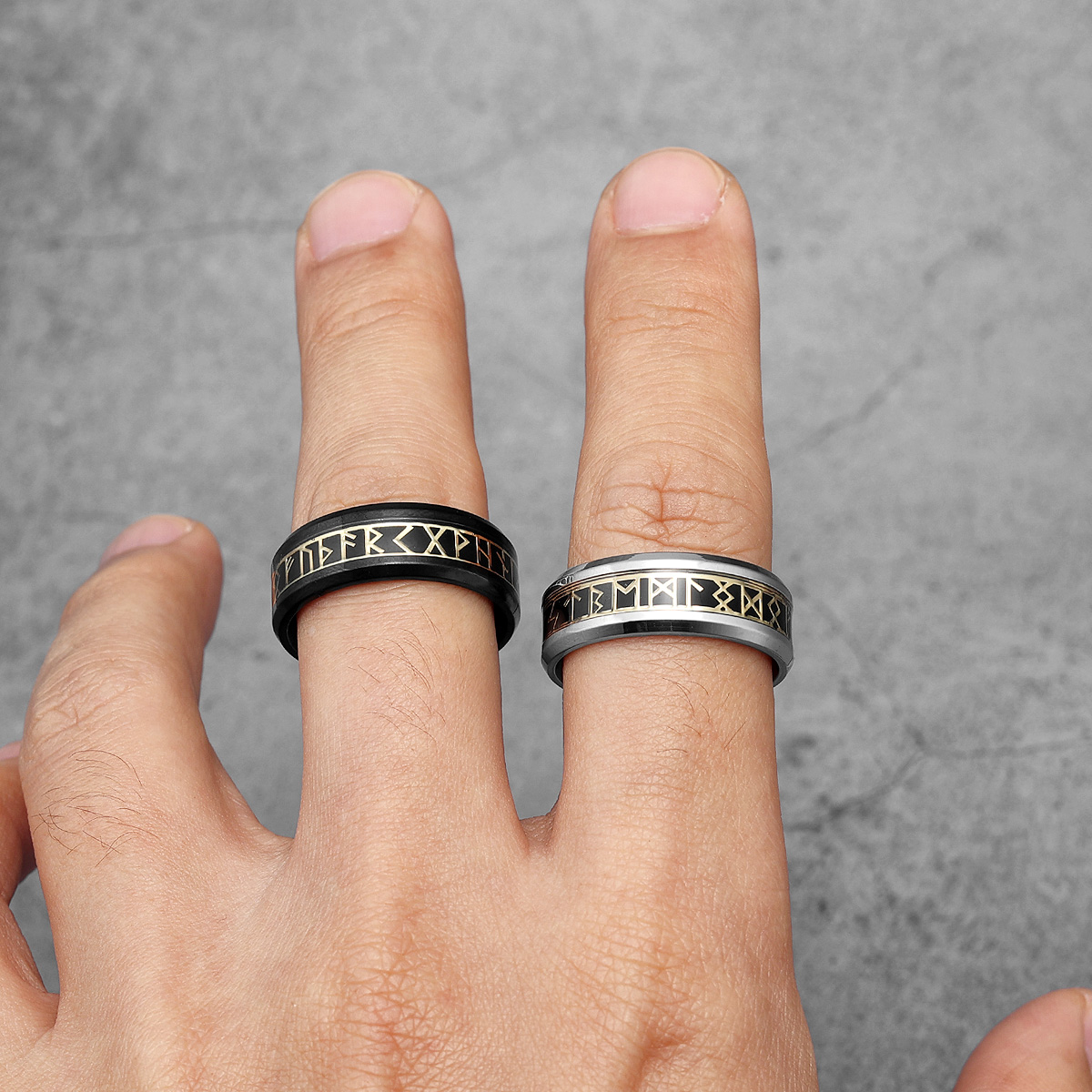 Viking Elder Futhark Rune Band - Vintage Fashion Newtown recension och pris