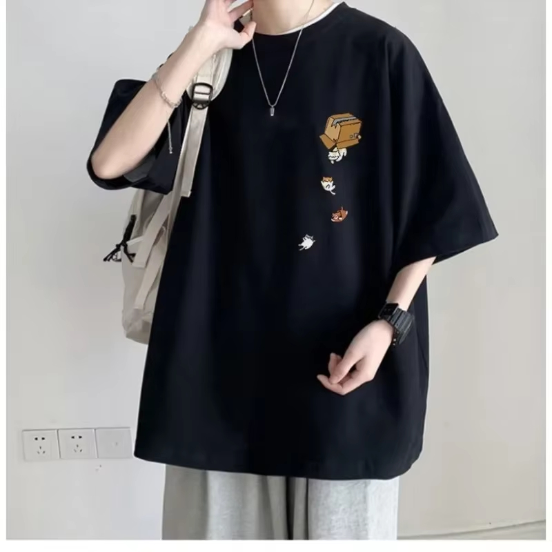 M-4XL Men Oversized Korean Fas - Vintage Fashion Outfits Men recension och pris