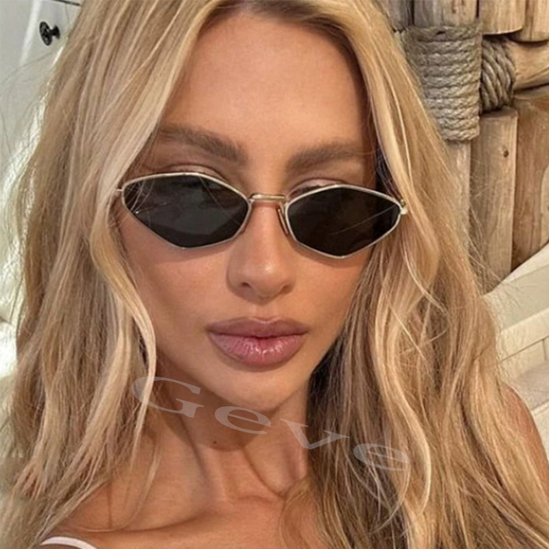 Trendy Polygonal Small Sunglas - Vintage Fashion In 2025 recension och pris