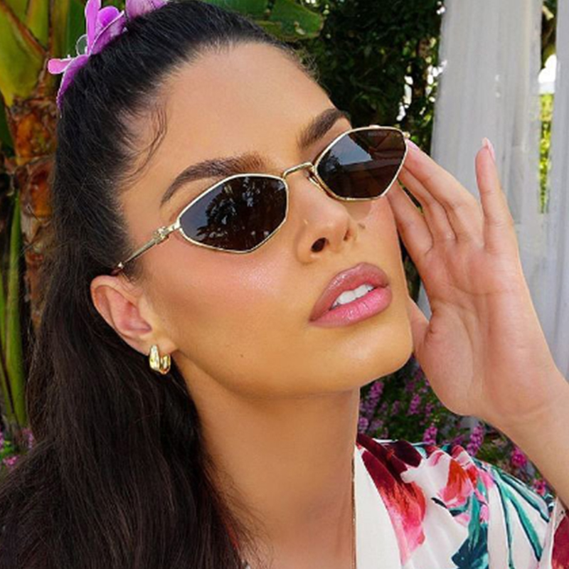 Trendy Polygonal Small Sunglas - Vintage Fashion In 2025 recension och pris