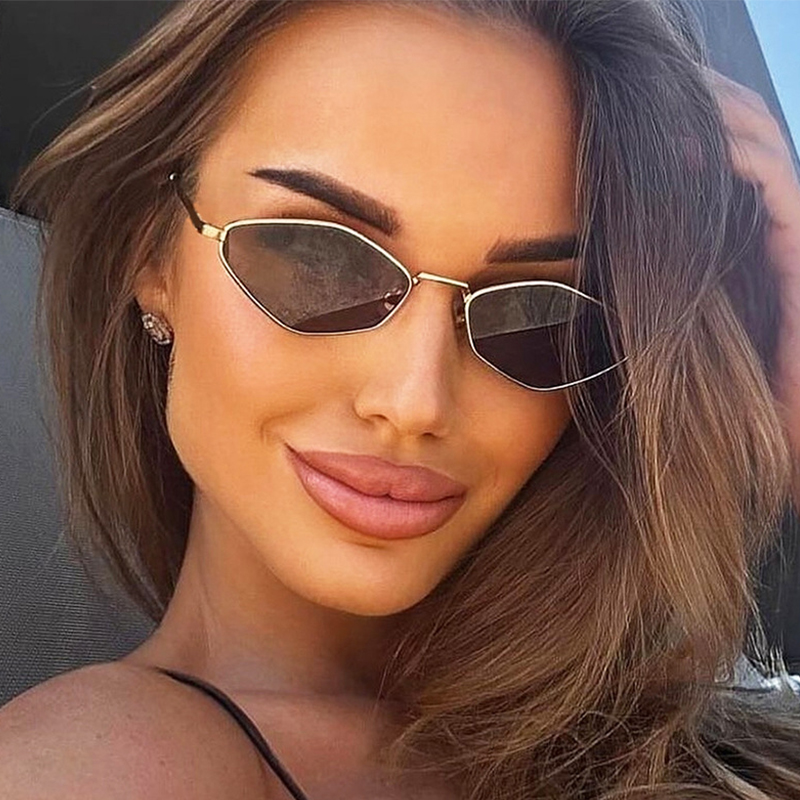 Trendy Polygonal Small Sunglas - Vintage Fashion In 2025 recension och pris