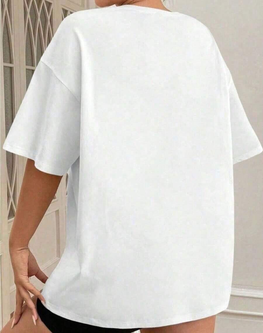 [Graphic Tee] 100% Cotton I'd  - Thrift Vintage Fashion Usa recension och pris