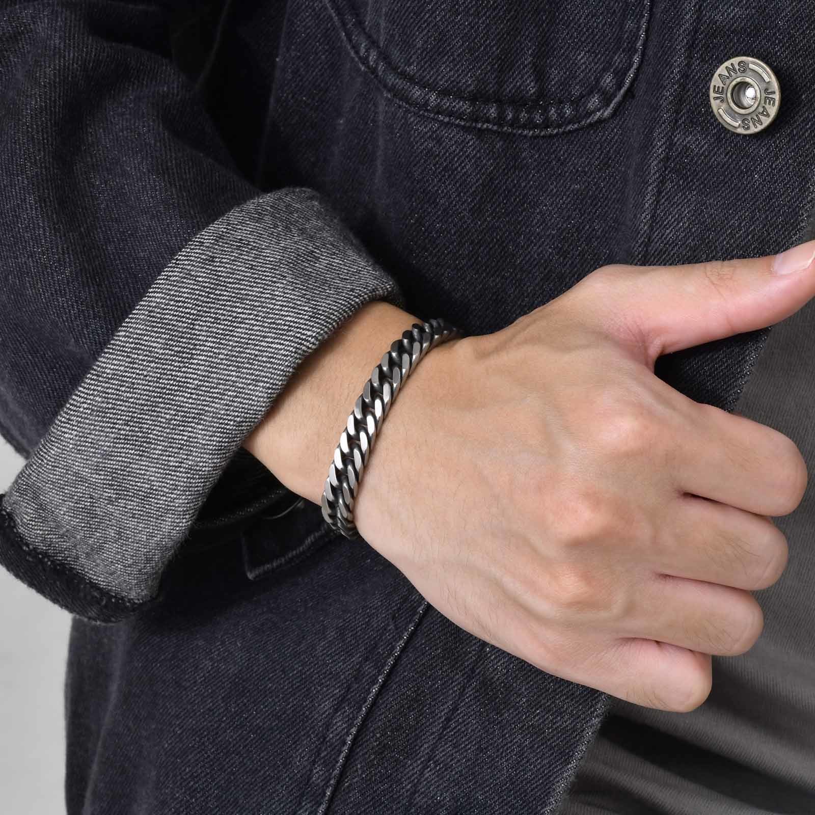 Vnox Chunky Retro Cuban Chain  - Vintage Fashion Outfits Men recension och pris
