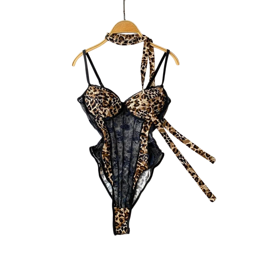 Women Hotsweet V-neck Leopard  - V Vintage Fashion recension och pris
