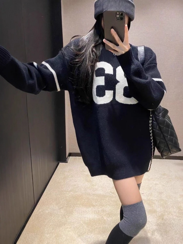 Y2K Vintage Knitted Sweater Wo - Vintage Y2K recension och pris