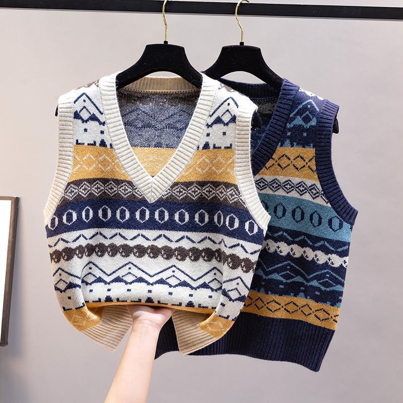 Fashion Knitted Vest Women's A - Vintage Fashion Newtown recension och pris