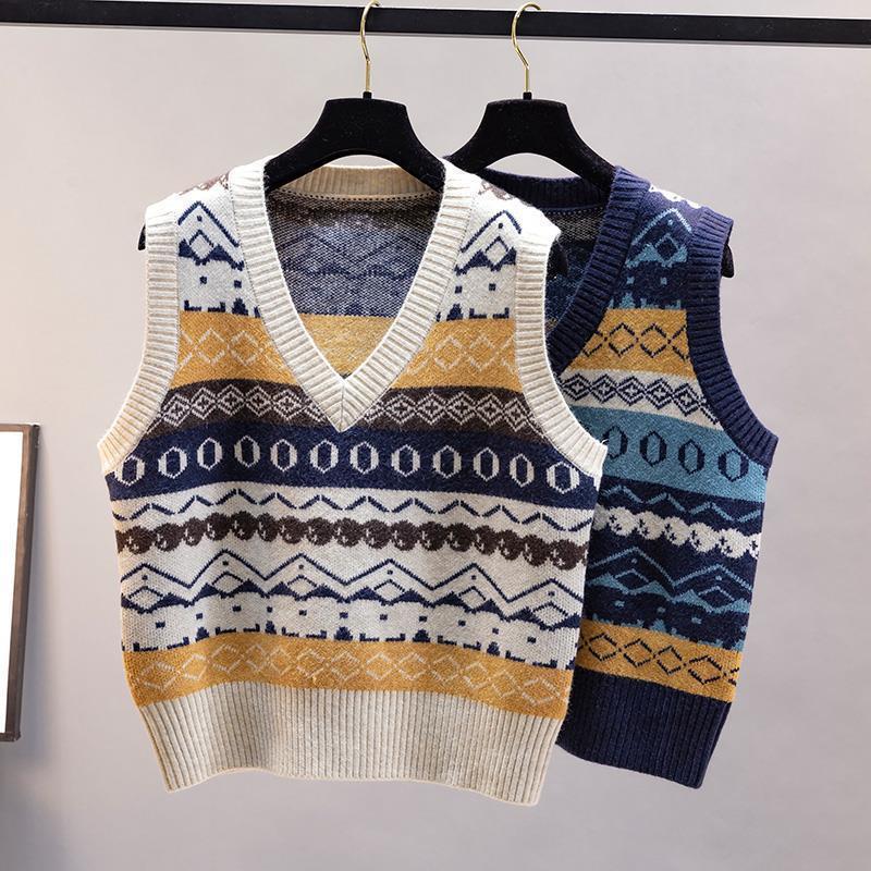Fashion Knitted Vest Women's A - Vintage Fashion Newtown recension och pris