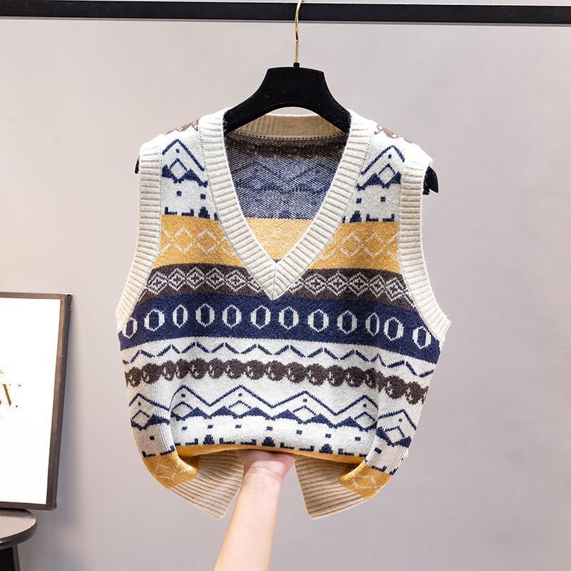 Fashion Knitted Vest Women's A - Vintage Fashion Newtown recension och pris