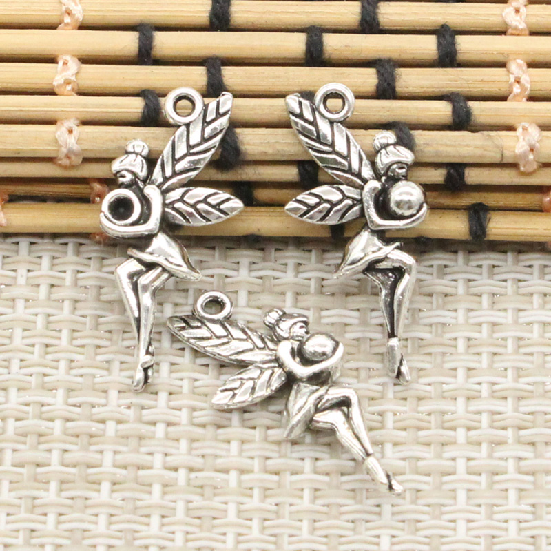 20pcs Charms Fair Angel 26x11m - Vintage Fashion Faire recension och pris
