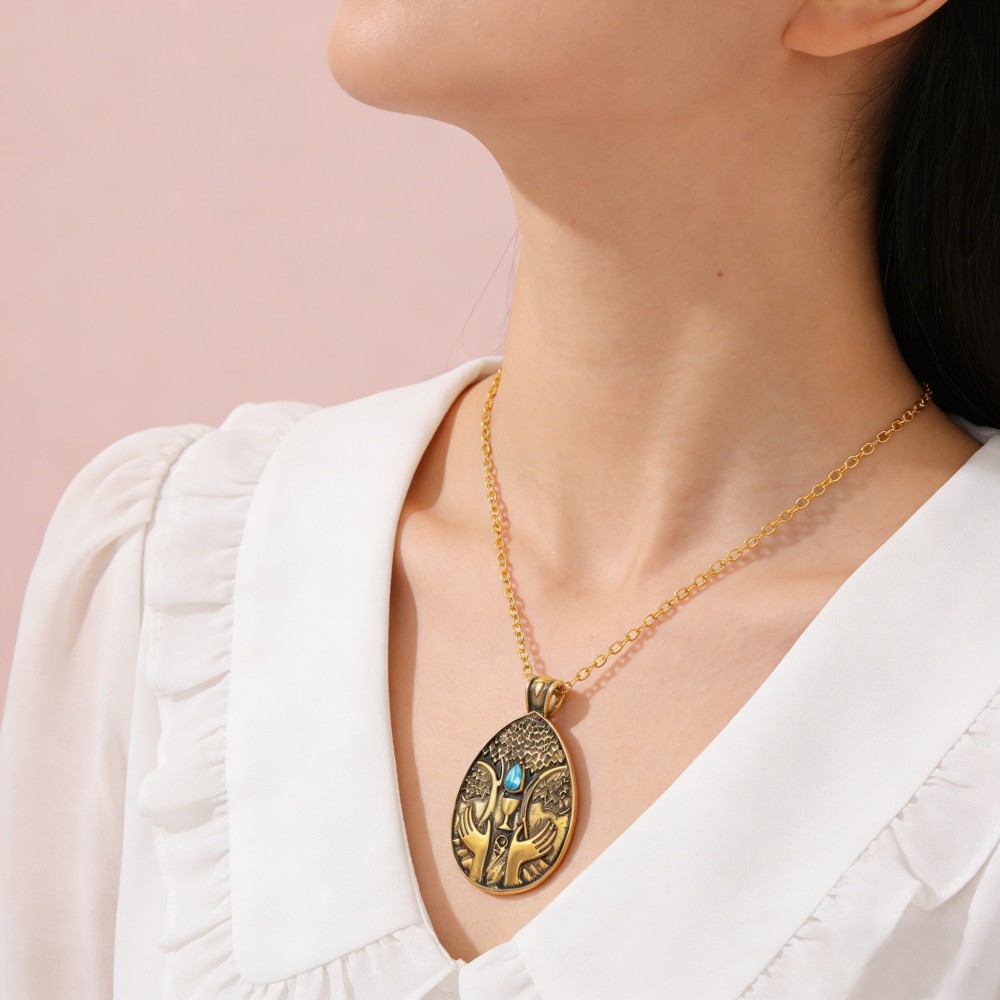 Vintage Game Pendant Necklace  - Vintage Fashion Videos recension och pris