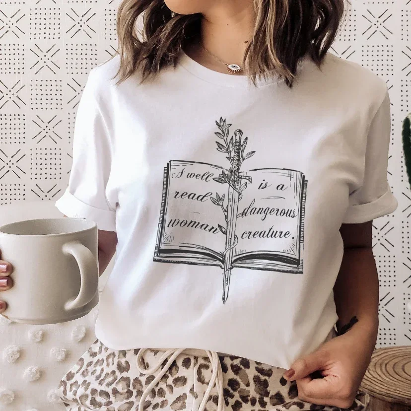 Books Cats Tarot Vintage Tee F - Vintage Fashion Books recension och pris