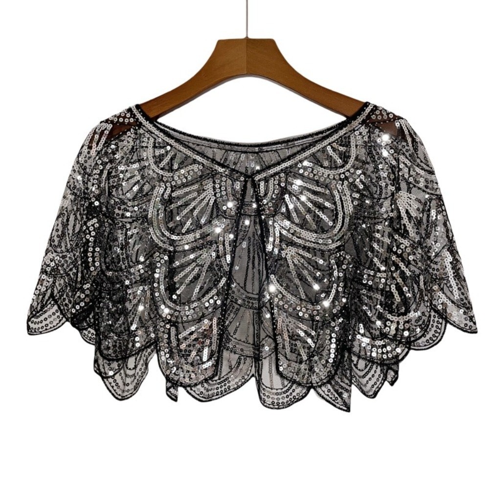 Art Deco Hollowed-out Shawl Be - Vintage Fashion Art recension och pris