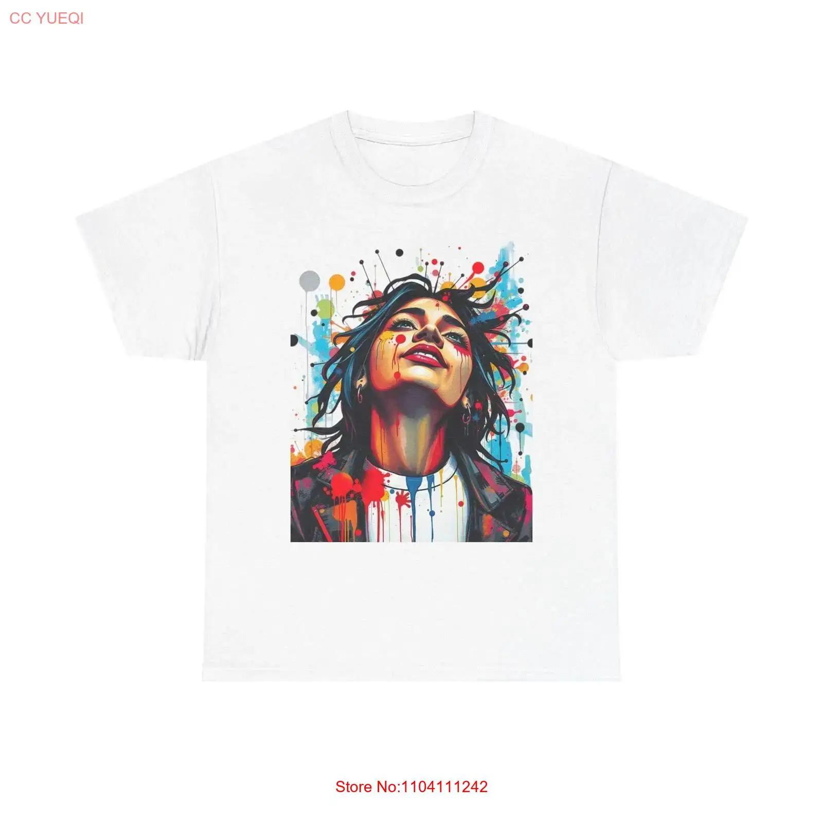 Colorful Art Heavy Cotton T Sh - Vintage Fashion Outfits Men recension och pris