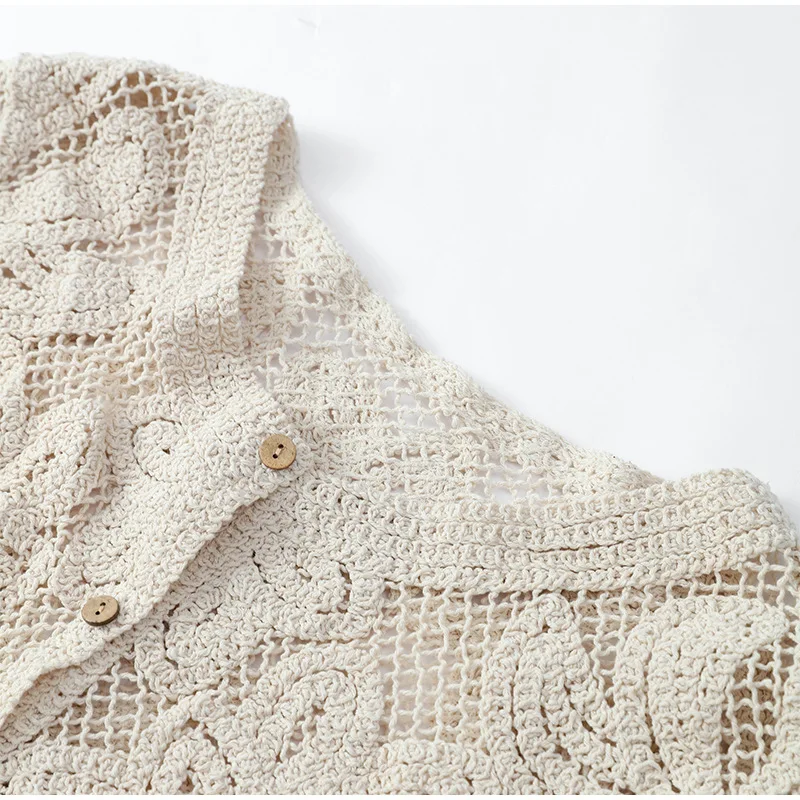 Women's Crochet Knit Shirts Bu - Crochet Top Boho recension och pris