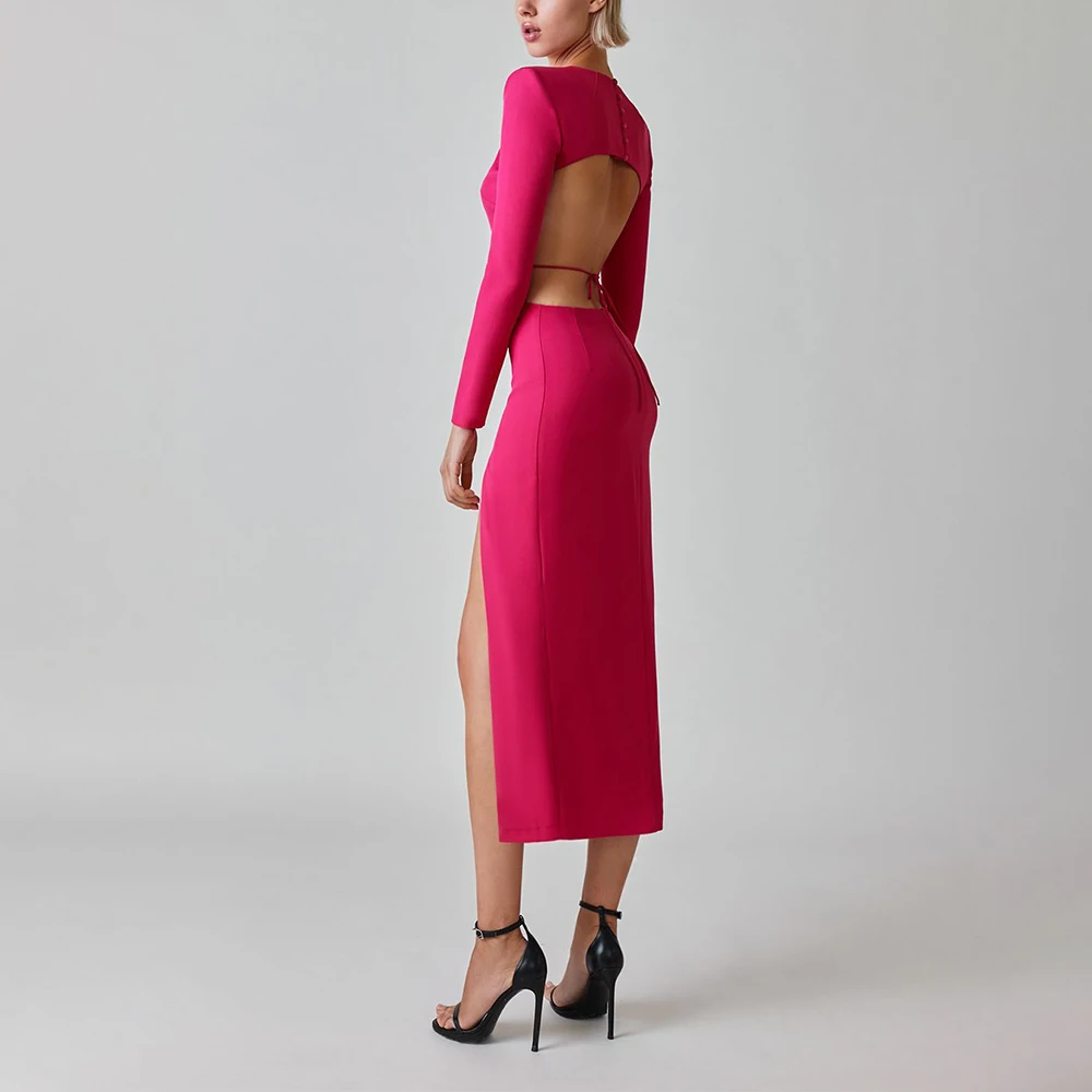 Luxury Long Sleeve Hollow Out  - Vintage Fashion Exhibition recension och pris