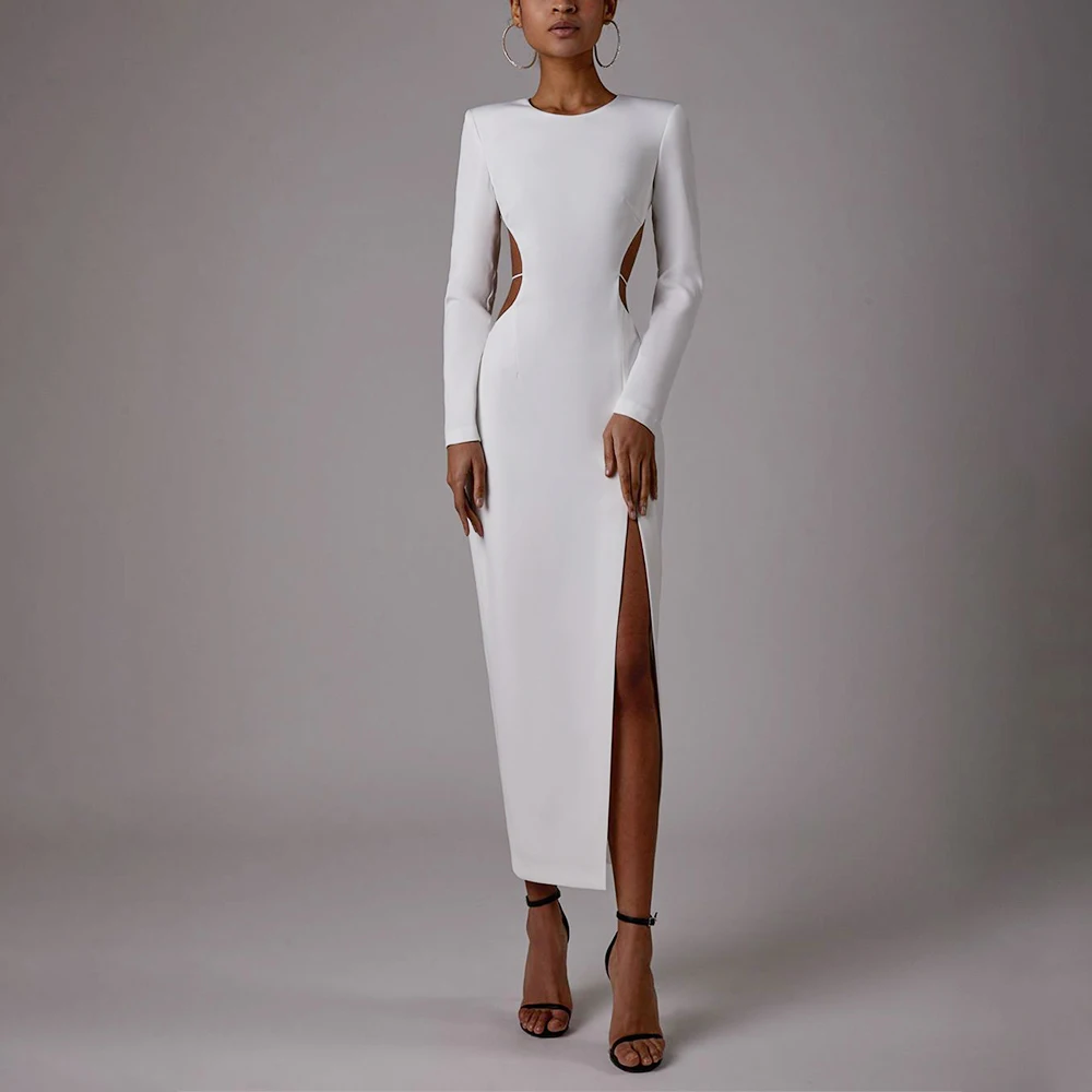 Luxury Long Sleeve Hollow Out  - Vintage Fashion Exhibition recension och pris