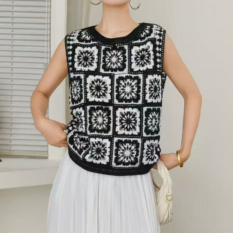 Granny Square Crochet Top Slee - Crochet Top Boho recension och pris