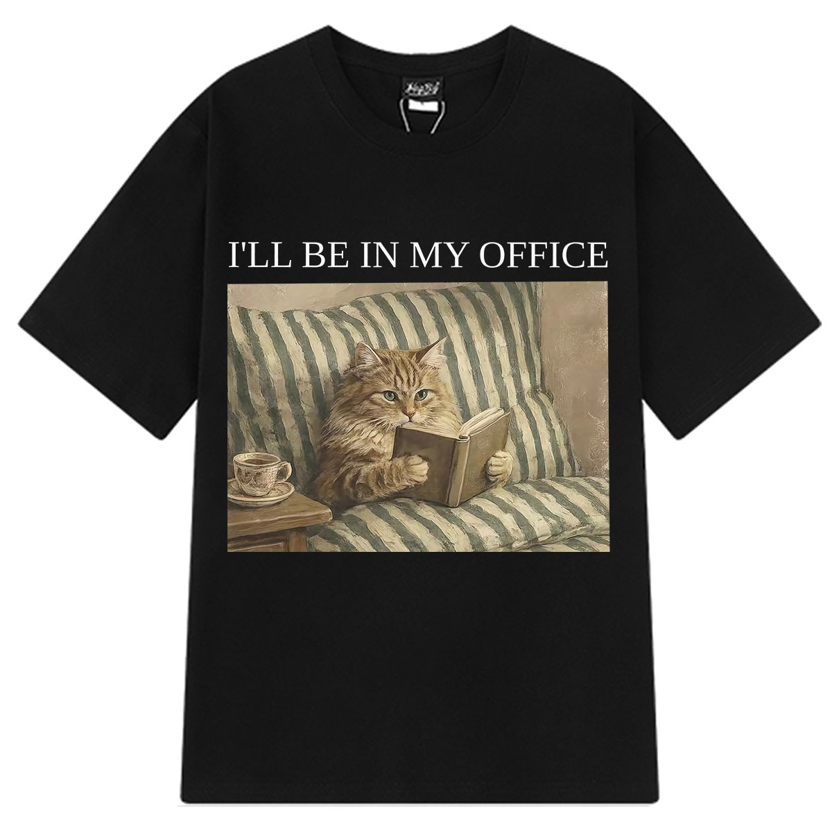 Ill Be in My Office Cat Funny  - Vintage Fashion Books recension och pris