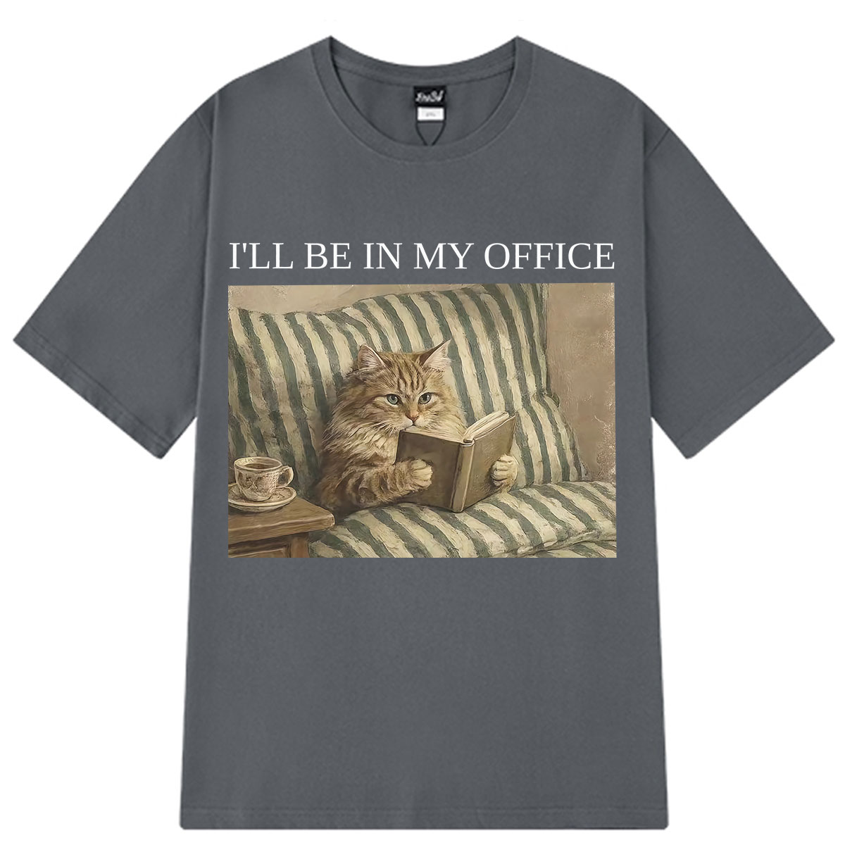 Ill Be in My Office Cat Funny  - Vintage Fashion Books recension och pris