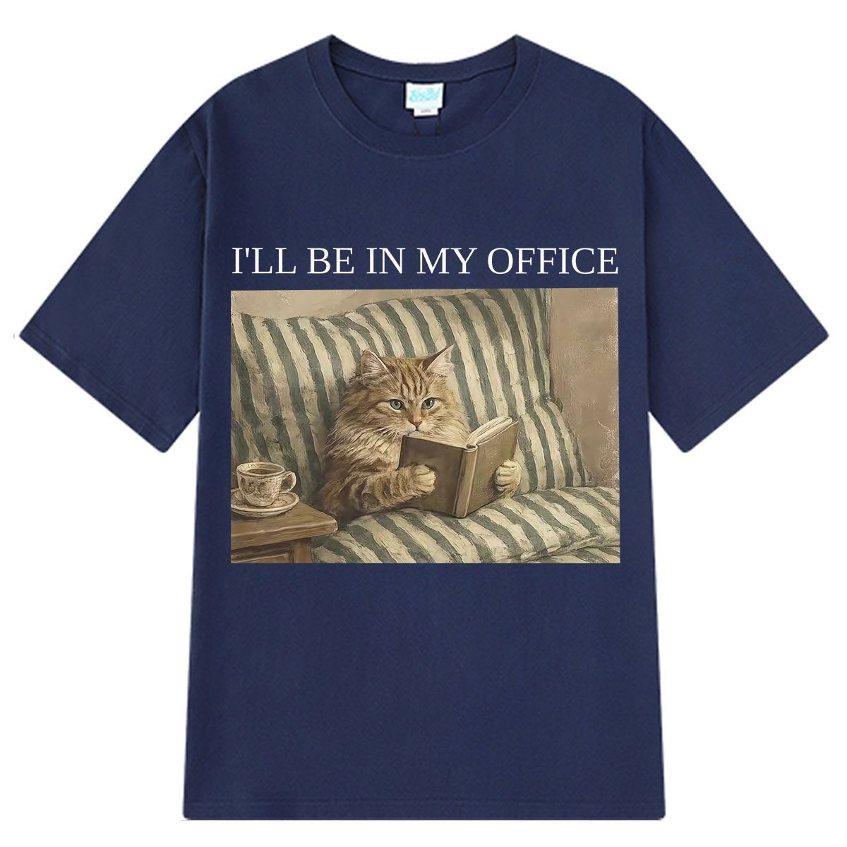 Ill Be in My Office Cat Funny  - Vintage Fashion Books recension och pris