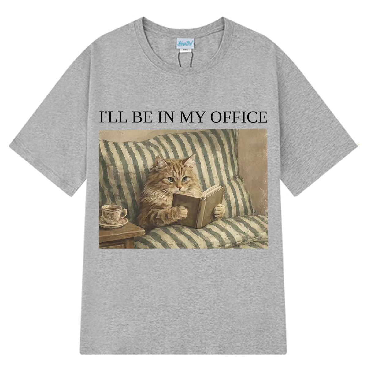 Ill Be in My Office Cat Funny  - Vintage Fashion Books recension och pris