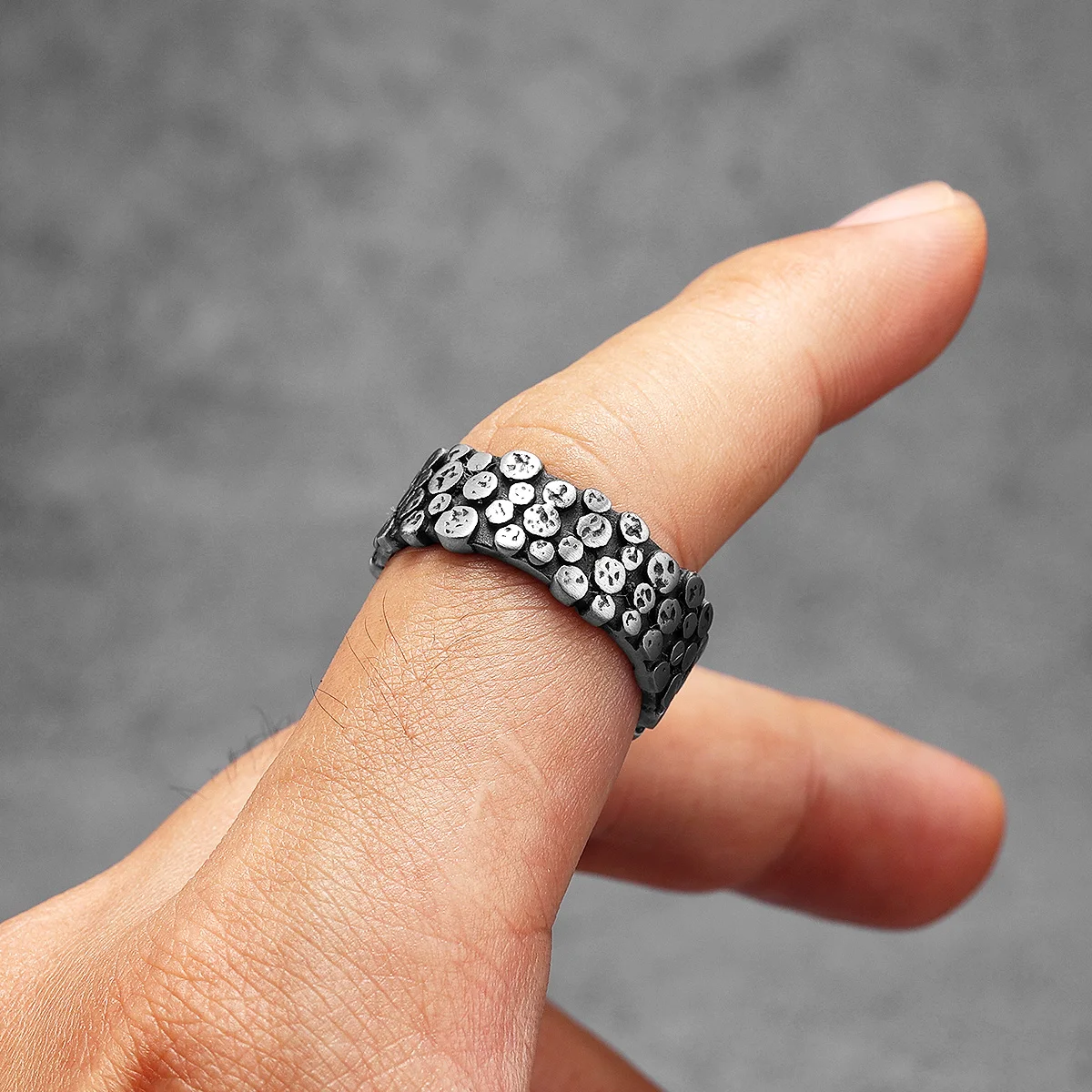 Minimalism Spot Men Rings Stai - Vintage Fashion Newtown recension och pris