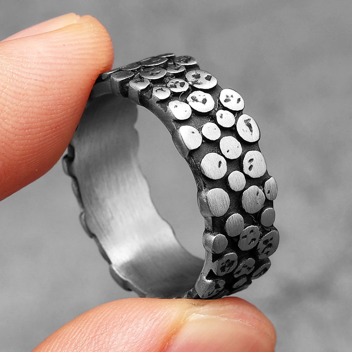 Minimalism Spot Men Rings Stai - Vintage Fashion Newtown recension och pris