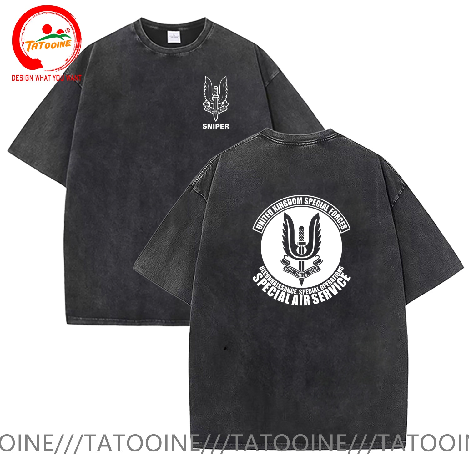 Vintage Washed Cotton T-Shirt  - Vintage Fashion Uk recension och pris