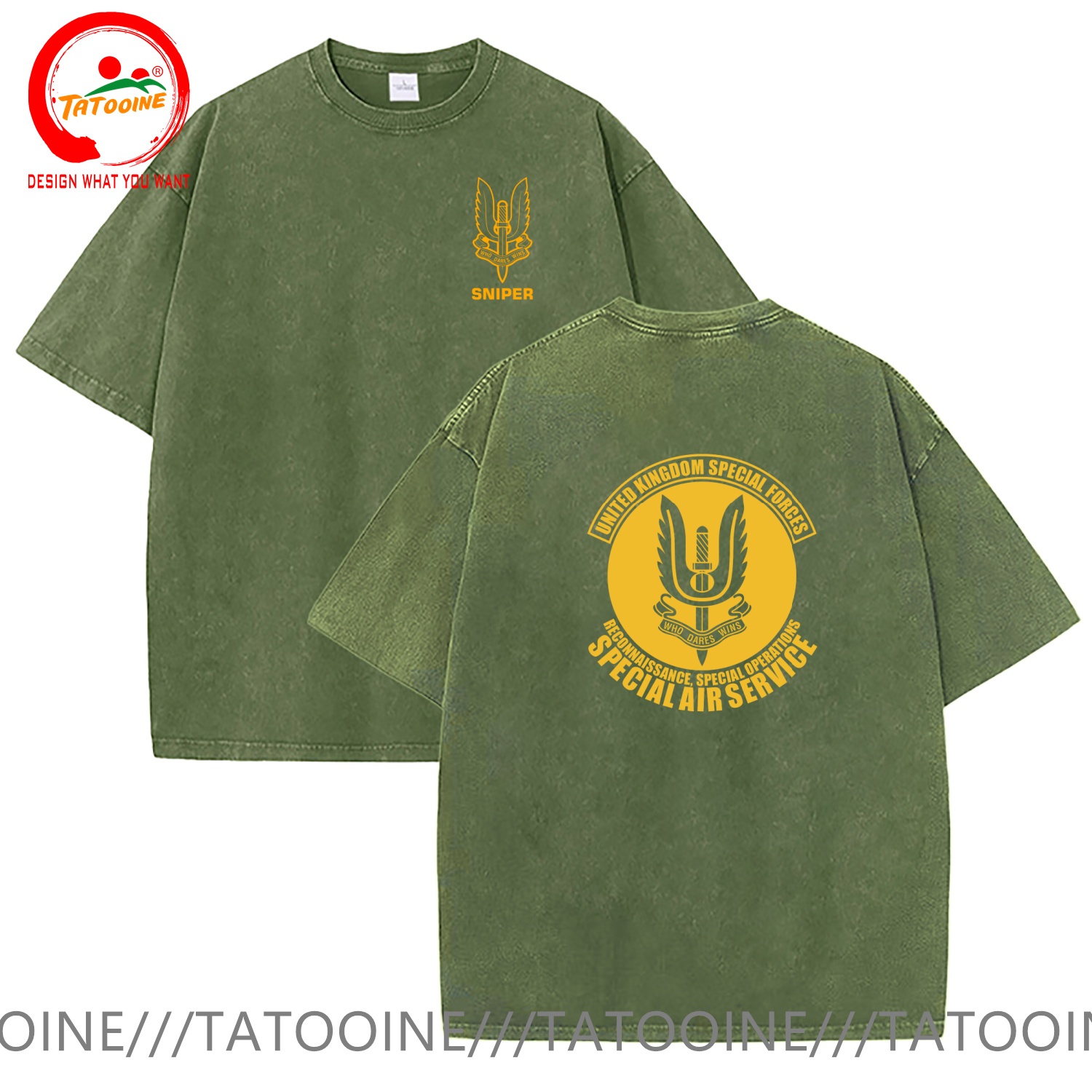 Vintage Washed Cotton T-Shirt  - Vintage Fashion Uk recension och pris